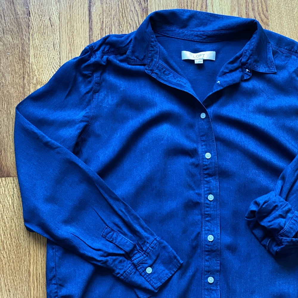 LOFT Denim Top